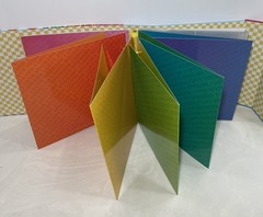 Pipsticks Rainbow Sticker Keeper Binder Magnet Close Sticker Book With Sleeves