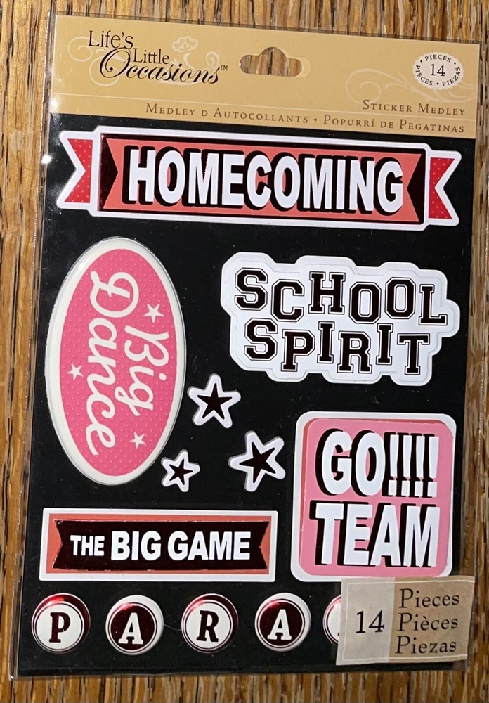 RARE K&Company Lifes Little Occasion Homecoming Red School Spirit Big Dance Game