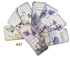 Handmade Junk Journal Tags Ephemera Scrapbook Embellishments