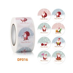 500pcs/Roll Decoration Merry Christmas Roll Paper Party Sticker Gift Label