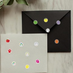 0.5 Inch Black Paw Print Stickers, Self Adhesive Scrapbook & Reward Labels