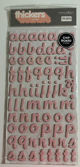 American Crafts Chipboard Alpha Thickers-Variations Available-U Choose
