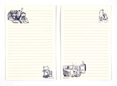 Hobonichi Paddington Bear 5-Item Stationery Set Stickers Notes Letter Japan NEW