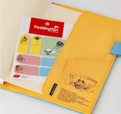 Hobonichi Paddington Bear 5-Item Stationery Set Stickers Notes Letter Japan NEW