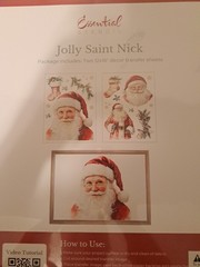Jolly ST Nick Rub On Transfers From Essential Stencil, Two12 X 16 In Transfer…