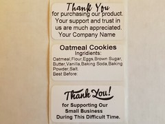 Custom Personalized Labels Stickers Asset Tag Price Business Store 2″x1″