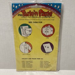 Vintage 1980s Taste N Paste Fruit Flavored Stamps Scratch n Sniff Style RARE