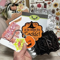 Junk Journal Kit Halloween & Fall Themed Planner Decor Supplies Scrapbook Lot