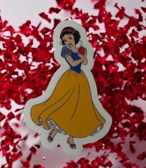 Sticker Pack | Snow White | Water Resistant | Clear