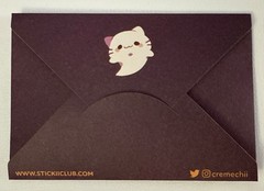 HALLOWEEN CREMECHII CAT ENVELOPES(3pc)Stickiiclub…Ghost…Pumpkin…Card Making…