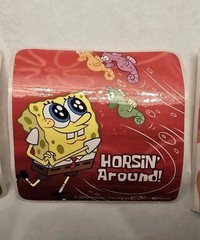 Vintage Smile Makers SpongeBob Squarepants Stickers Lot of 10 2.5 x 2.5 Inches