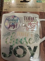 NIP Mixed Lot of 6 Magic On Ceramic Stickers Crafters Square 18 stickers in all