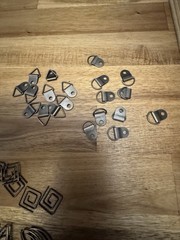 Stampin’ Up Hodgepodge Hardware Pewter Embellishment Kit Used Pics Of Remaining