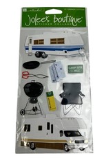 Jolee’s Boutique EK Success RV Campers Camping Stickers Scrapbooking Dimensional