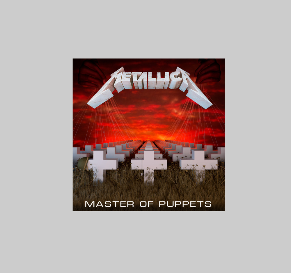Metallica Master of Puppets Album Cover Sticker Decal