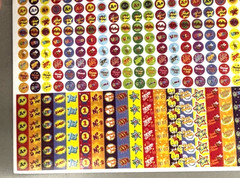 Jumbo Reward Sticker Book, pack of 24 BAZIC , new