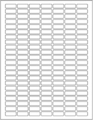 White Rectangular Labels + Bonus Color Labels