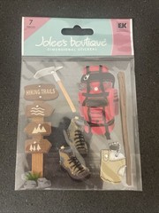 jolee’s boutique stickers Camping and Hiking Stickers NOS Lot of 6 Dimensional