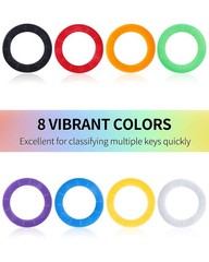 24 Pack Key Caps – 0.9 Inch Round Not Suitable for Square or Odd-Shaped Keys