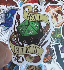 DUNGEON and DRAGONS stickers, 20pcs, D&D, fantasy roleplaying FREE Shipping*