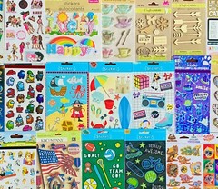 555+ Sticker Themes: Butterfly Flower Cats Dogs Birds Island Tropical Sea Life