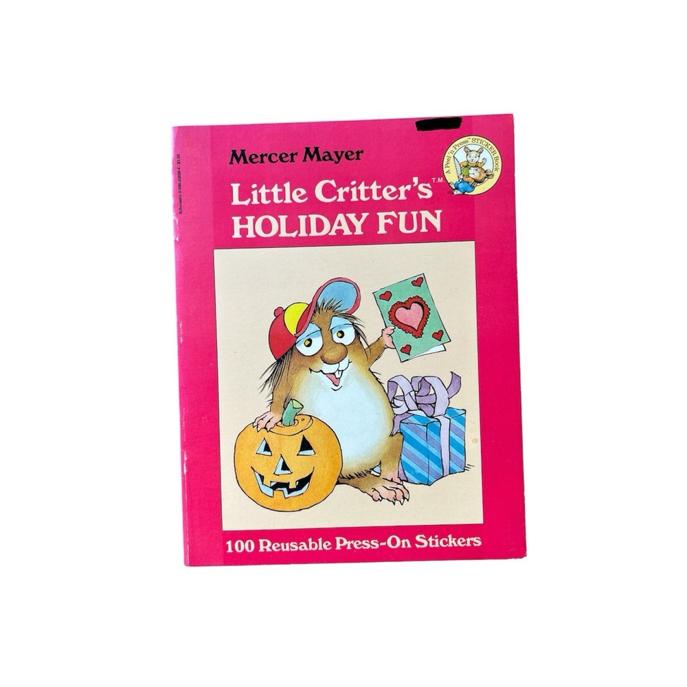 Mercer Mayer Little Critters Holiday Fun Sticker Book 1984 Unused