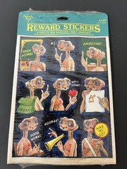 Unopened Package Ambassador ET Reward Stickers – 4 Sheets in Pack