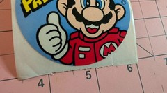 Vintage Super Mario Brothers stickers Lot Of 2 Doctor’s Dentist Office READ