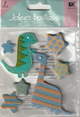 Jolee’s Boutique Vintage 3D Stickers DINOS AND STARS 79480 FAST FREE SHIPPING!