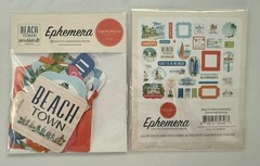 Carta Bella BEACH TOWN Ephemera Pieces~NICE~Quick Ship!