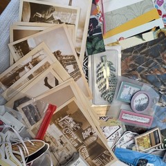 Huge Ephemera Lot Variety Junk Journal Scrapbooking Cardmaking Paper Sticker Etc