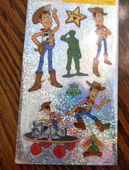TOY STORY Removable Stickers Disney Pixar Mello Smello Prismatic 1995 Vtg Lot/3