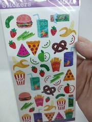 Sticko SNACK TIME – Package of 46 Favorite Snacks Stickers