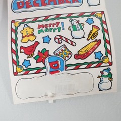 Vintage Frances Meyer December Month Sticker Roll Lot of 61 Sheets – READ