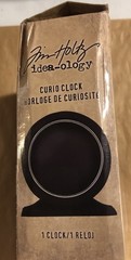 Rare Retired Tim Holtz Ideaology Curio Clock 2022