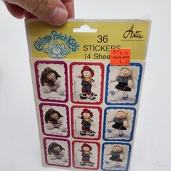 Nrw VINTAGE 1992 CPK CABBAGE PATCH KIDS Doll 4 Sheets Stickers 80s