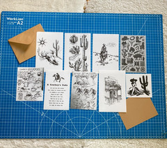 Cowboy & Cowgirl Western Bundle – Curated Ephemera Pack – 2