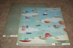 Carta Bella 12×12 Double Sided Scrapbook Paper Lot of Ten ~ Outer Space Academy