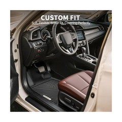 YITAMOTOR Gen2 Floor Mats Fits for 2014-2021 Toyota Tundra CrewMax Cab (with …
