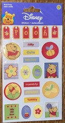 Disney Winnie The Pooh Silly Old Bear Cute Rumbly Snugly Tummy Honey Bee Sticker