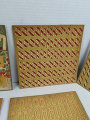Lot Scrapbooking Supply Christmas Letters Numbers Cardstock Borders Tags Sticker