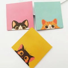50 Sheets Student Sticky Notes Paper Cute Animal Memo Notes Cartoon N Times Memo