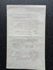 Vintage Sandylion Maxi Activity Sticker Sheet 80s Downhill Racers