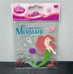 Disney Princess Ariel Little Mermaid Scrapbook Dimensional Stickers Shells 20Pcs