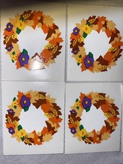 Mrs. Grossman’s Sticker Lot Fall Autumn Wreath Vintage 1995 10 Mods Sheet