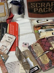 Handmade Mixed Media Junk Journal – Gratitude Tea Theme – 2 Signatures – 5×7