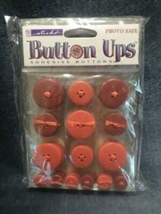 (6 Sheets) Scrapbooking Button Stickers Button Ups Photo Safe Adhesive Buttons