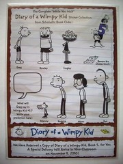 Diary of a Wimpy Kid Book 5 sticker sheet 2010