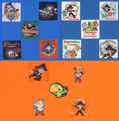 15 Jake and the Never Land Pirates Assorted – Large Stickers – Rewards