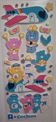 Pipsticks Care Bears 3 X 7 Sticker Aviation Theme.